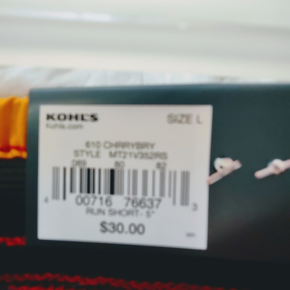 NWT $30 LARGE TEK GEAR REFLECTIVE RUNNING SHORTS - Picture 10 of 11